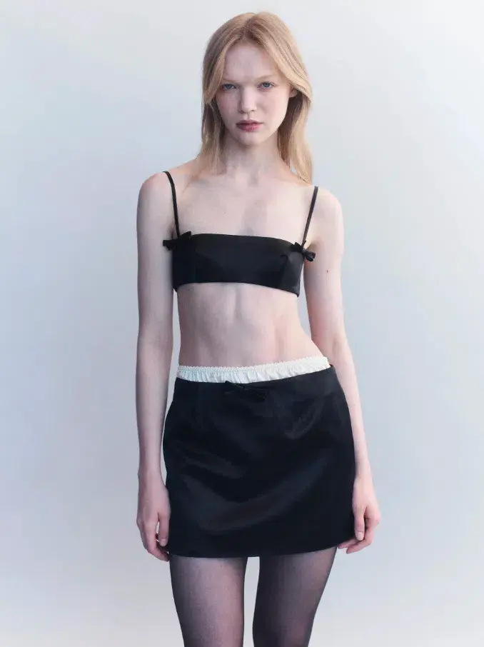 Courtney Zheng Irena Wool Silk Duchesse Mini Skirt for rent on The Volte - main image