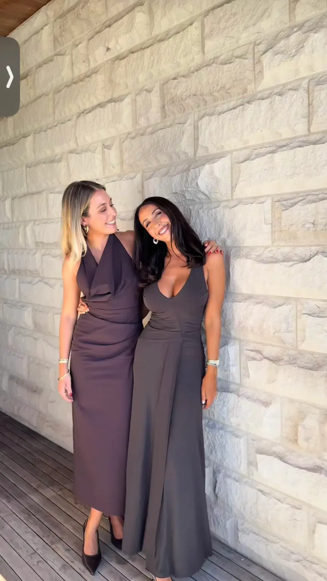 Bec and Bridge Greta Racerback Gown in Dark Chocolate Brown in Size 6 / xs au for rent on The Volte - main image