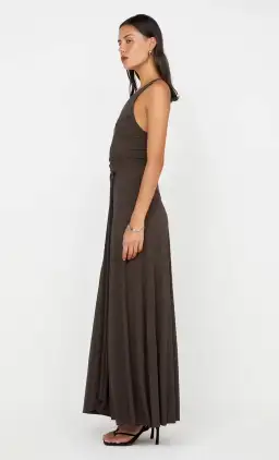 Bec and Bridge Greta Racerback Gown in Dark Chocolate Brown in Size 6 / xs au for rent on The Volte - image 8