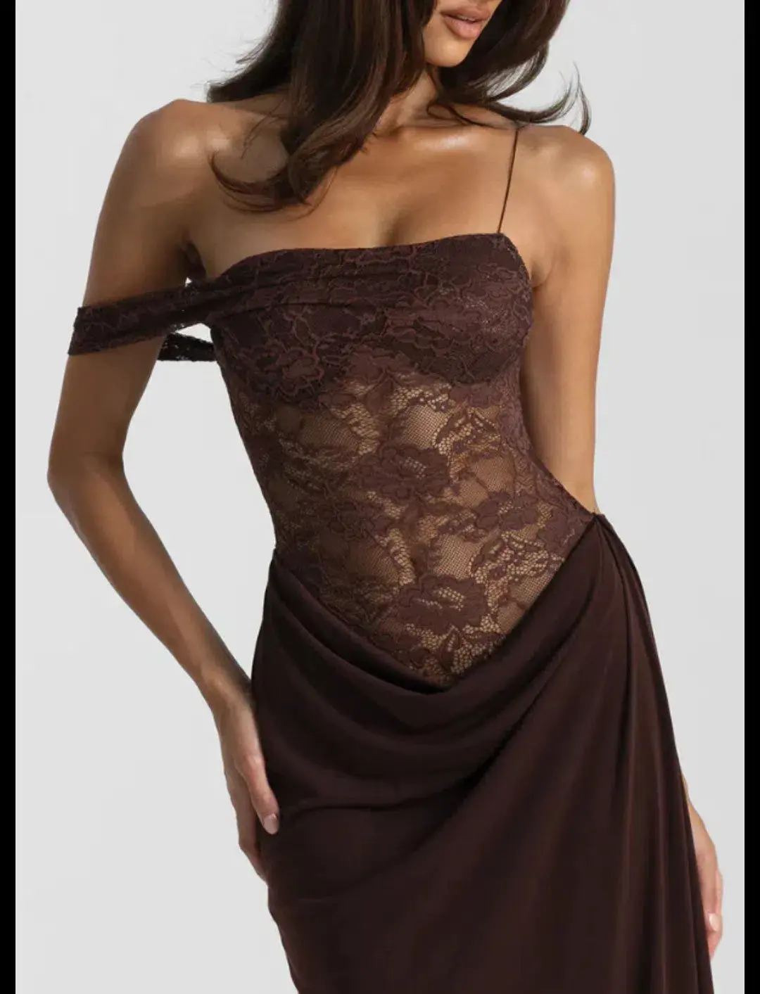 Natalie Rolt Sloane Espresso dress (petite length) - Image 1