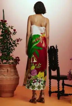 Alemais Tiger Slip Dress in Multi Print Size 12 for rent on The Volte - image 2