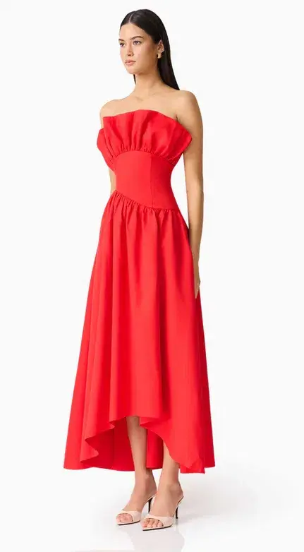 Elliatt Laurel Sleeveless Maxi Dress In Red size S (AU8) for rent on The Volte - main image