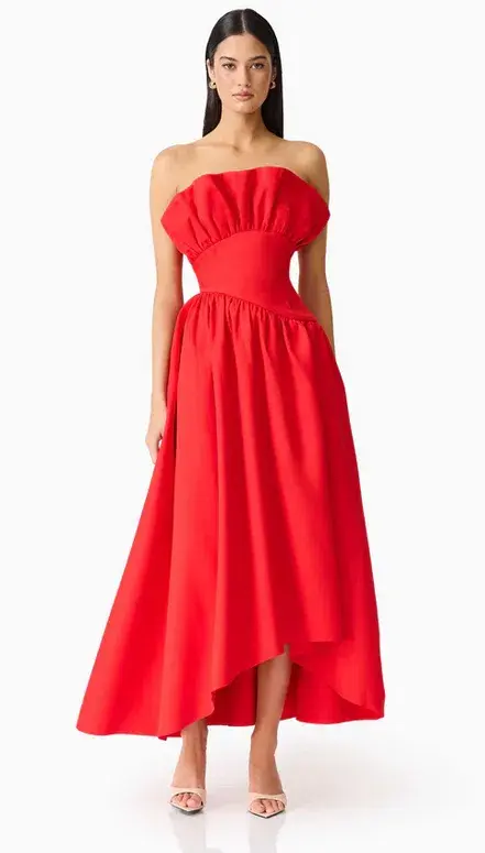 Elliatt Laurel Sleeveless Maxi Dress In Red size S (AU8) - Image 3