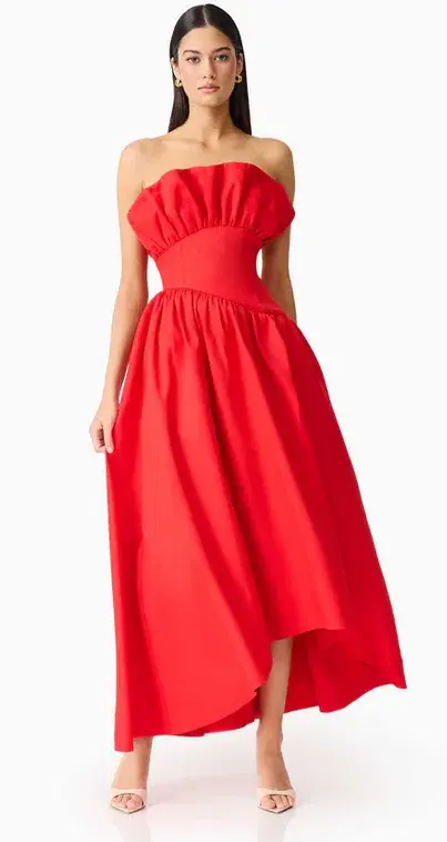 Elliatt Laurel Sleeveless Maxi Dress In Red size S (AU8) for rent on The Volte - main image