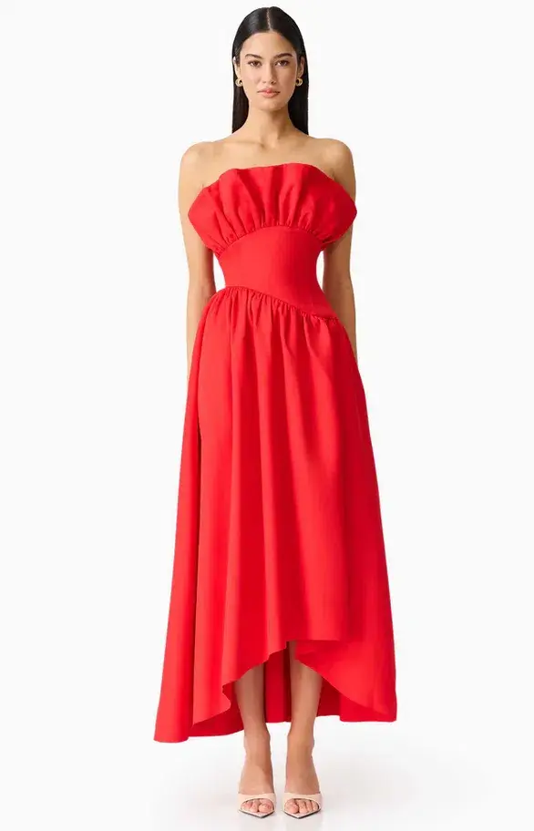 Elliatt Laurel Sleeveless Maxi Dress In Red size S (AU8) for rent on The Volte - main image
