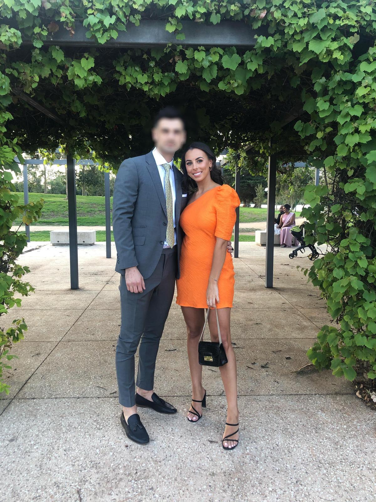 By Johnny Shell Shoulder Sleeve Mini Dress - Image 4