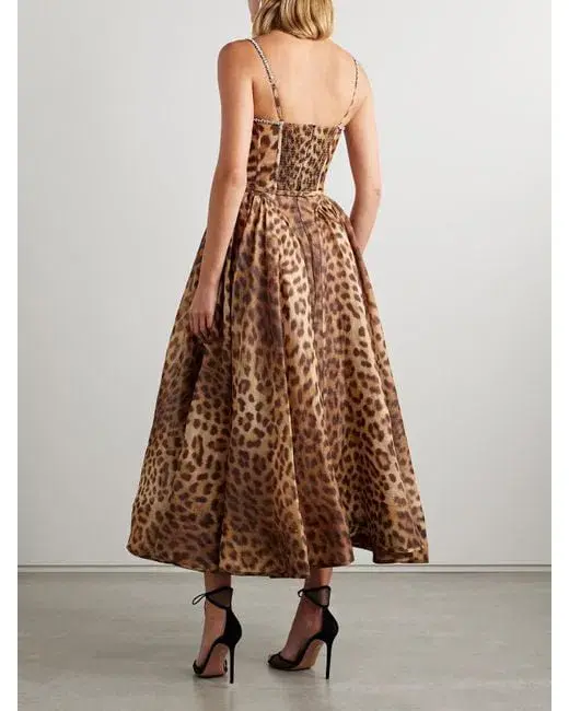 ZIMMERMANN CRUSH PANELLED MIDI DRESS for rent on The Volte - main image