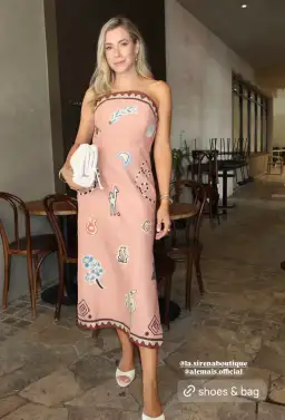 Alemais La. Sirena Exclusive- Laurence Midi Dress- 8 for rent on The Volte - image 3