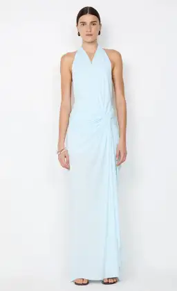 Bec and Bridge Clementine Twist Maxi Dress in Arctic Blue Size 8 / AU for rent on The Volte - image 2