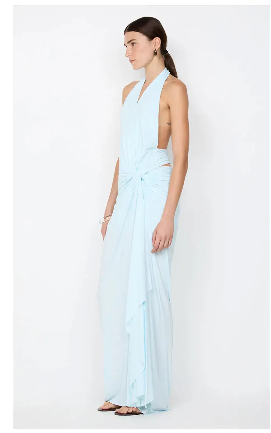 Bec and Bridge Clementine Twist Maxi Dress in Arctic Blue Size 8 / AU - Image 5