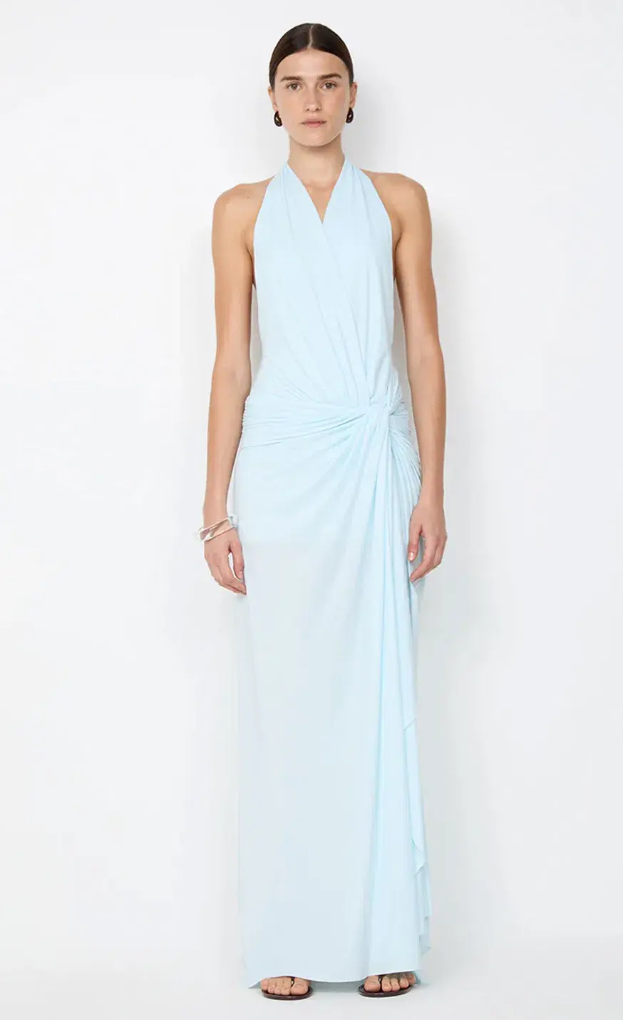 Bec and Bridge Clementine Twist Maxi Dress in Arctic Blue Size 6 / XS AU - Image 4