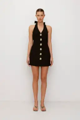 The Wolf Gang Irida Vest Dress / Black / Size 12 for rent on The Volte - image 1