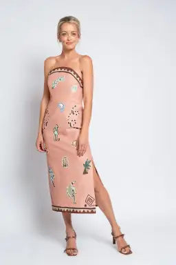 Alemais La. Sirena Exclusive- Laurence Midi Dress- 14 for rent on The Volte - image 1