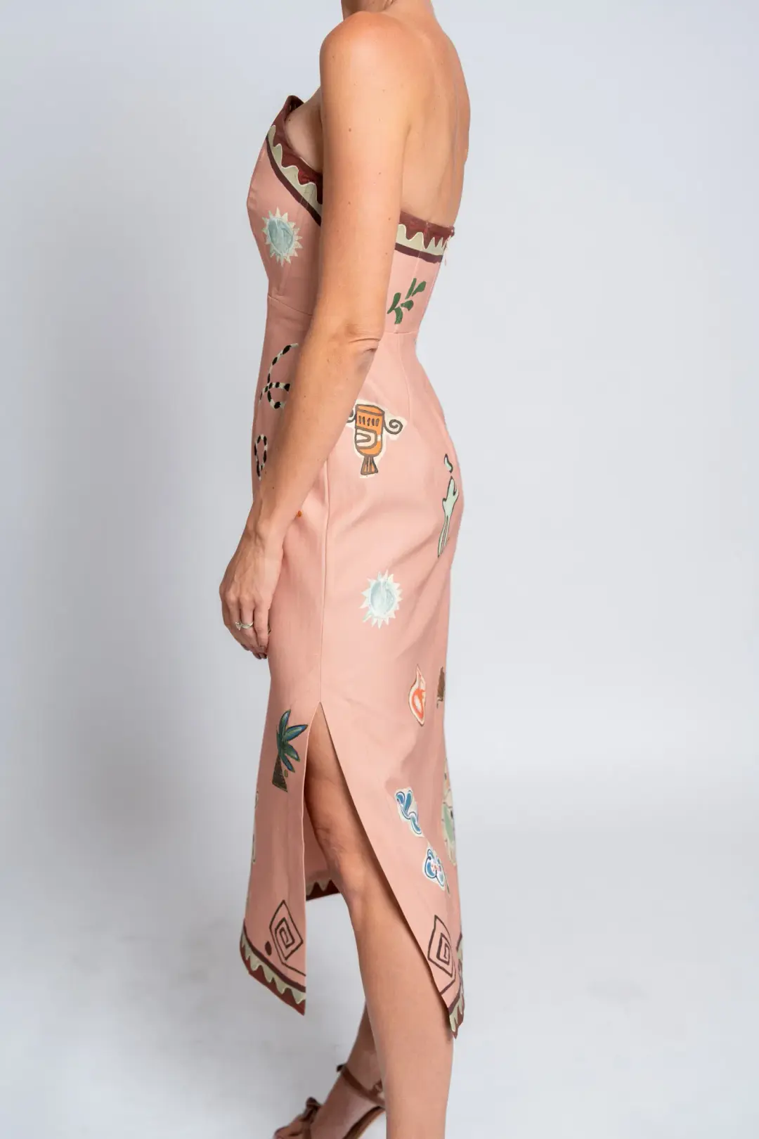 Alemais La. Sirena Exclusive- Laurence Midi Dress- 14 for rent on The Volte - main image