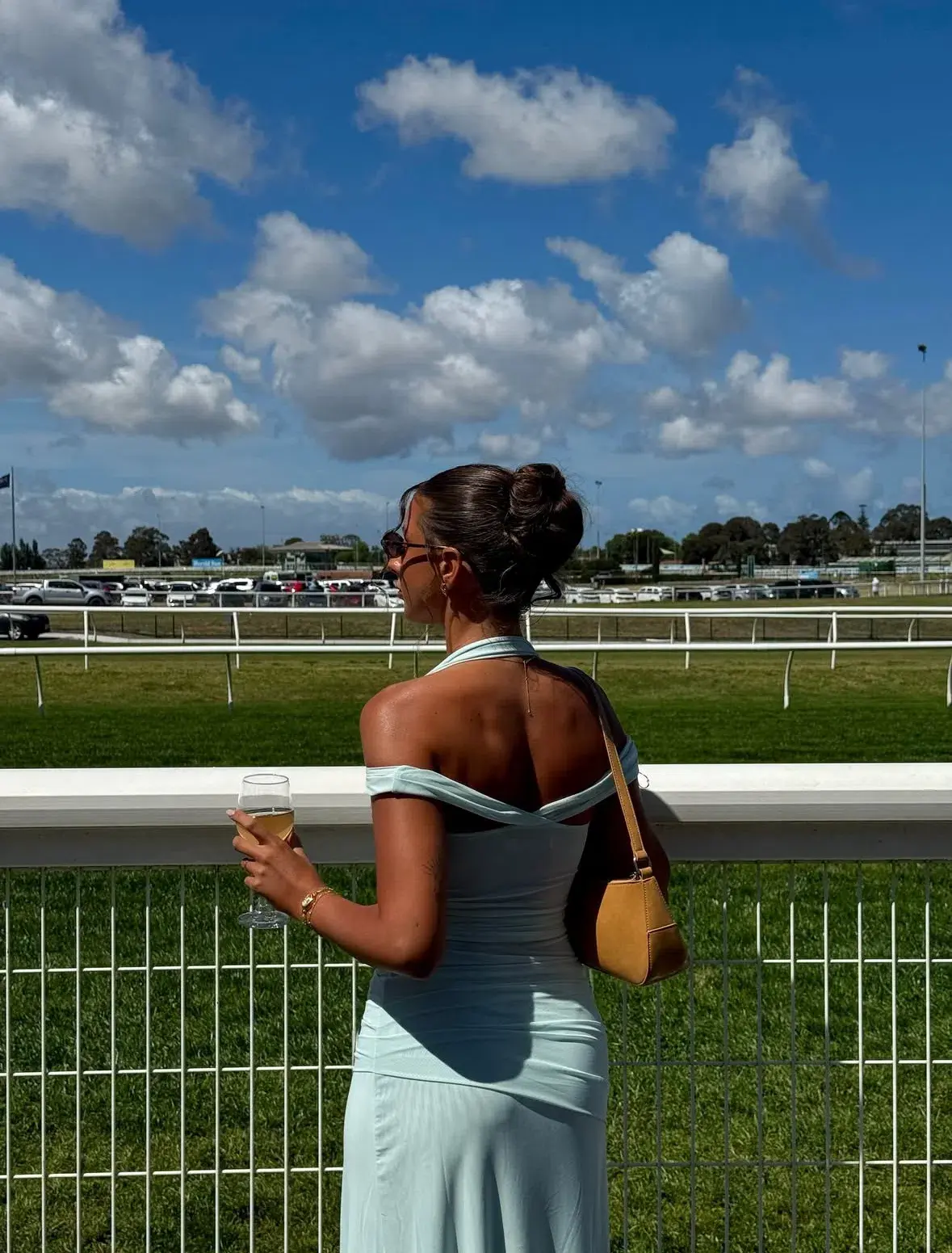 Bec and Bridge Winnie Halter Maxi Dress in Spearmint Arctic Blue Size 6 / XS au - Image 3