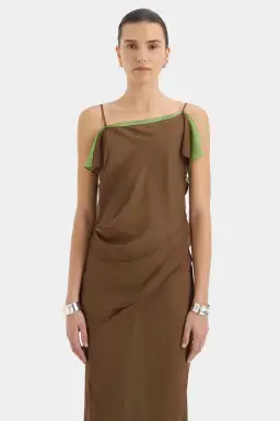 Sir- Danica Layered Midi Dress-0 for rent on The Volte - image 4