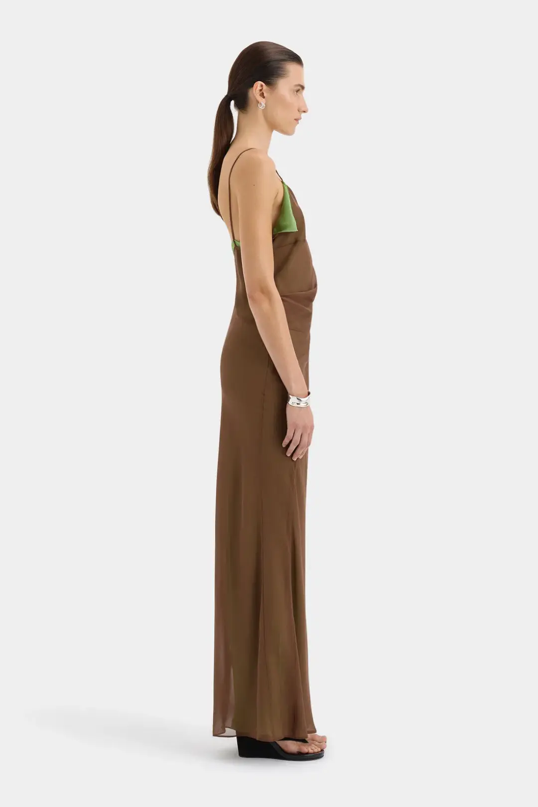 Sir- Danica Layered Midi Dress-0 for rent on The Volte - main image