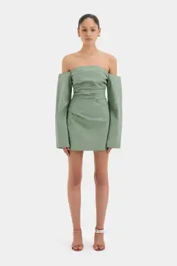 Sir- Martina Sleeved Mini Dress- 3 for rent on The Volte - image 3