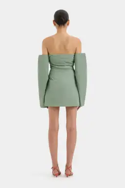 Sir- Martina Sleeved Mini Dress- 3 for rent on The Volte - image 2