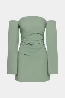 Sir- Martina Sleeved Mini Dress- 3 for rent on The Volte - image 4