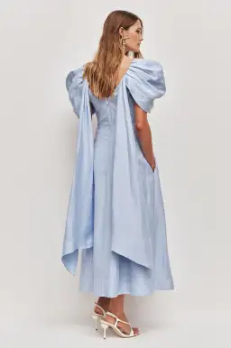 Aje Bisou Midi Dress in Pale Blue - Size 8 for rent on The Volte - image 2