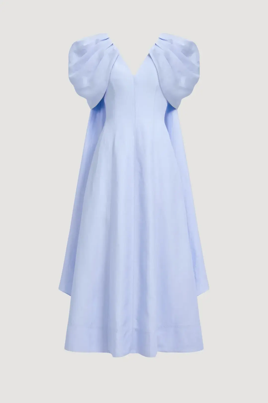 Aje Bisou Midi Dress in Pale Blue - Size 8 for rent on The Volte - main image