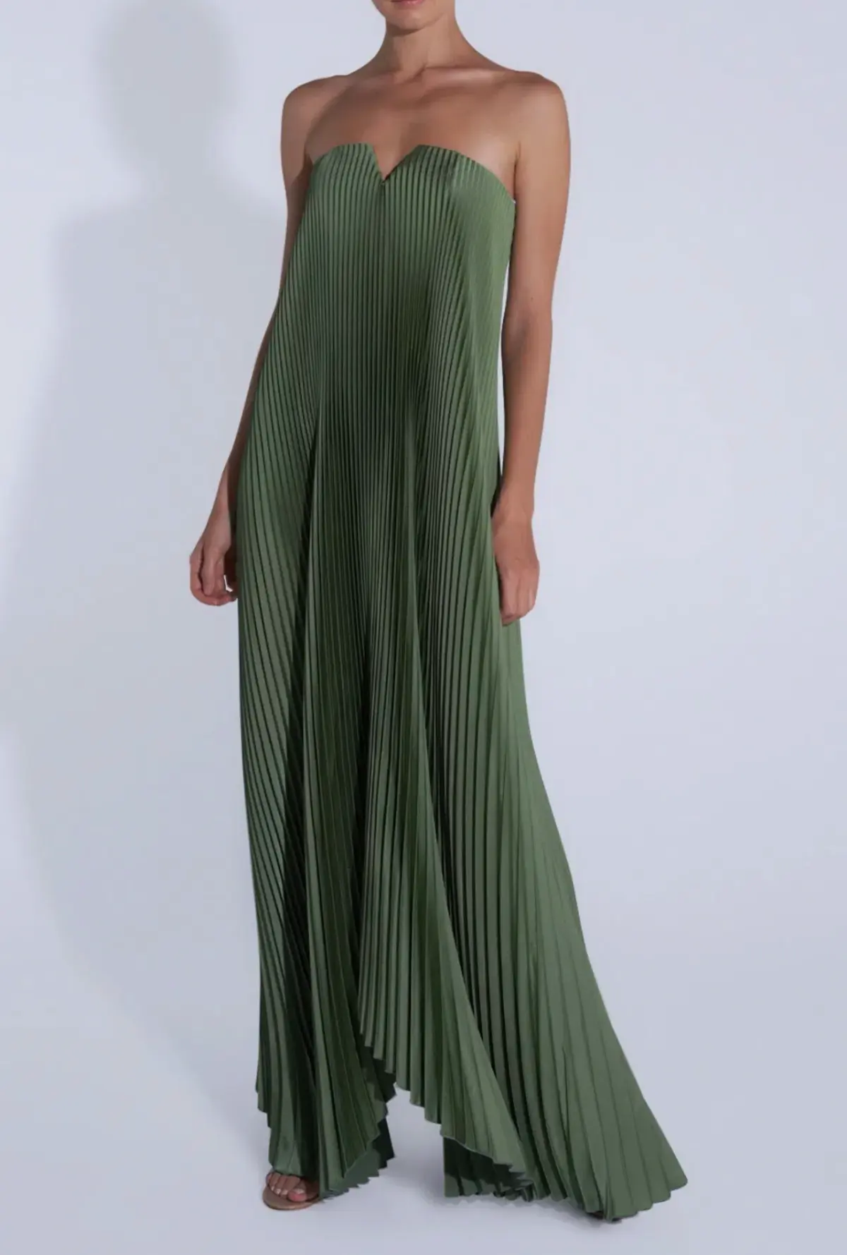 Lidee Black Tie Gown in Moss Size 8 - Image 1