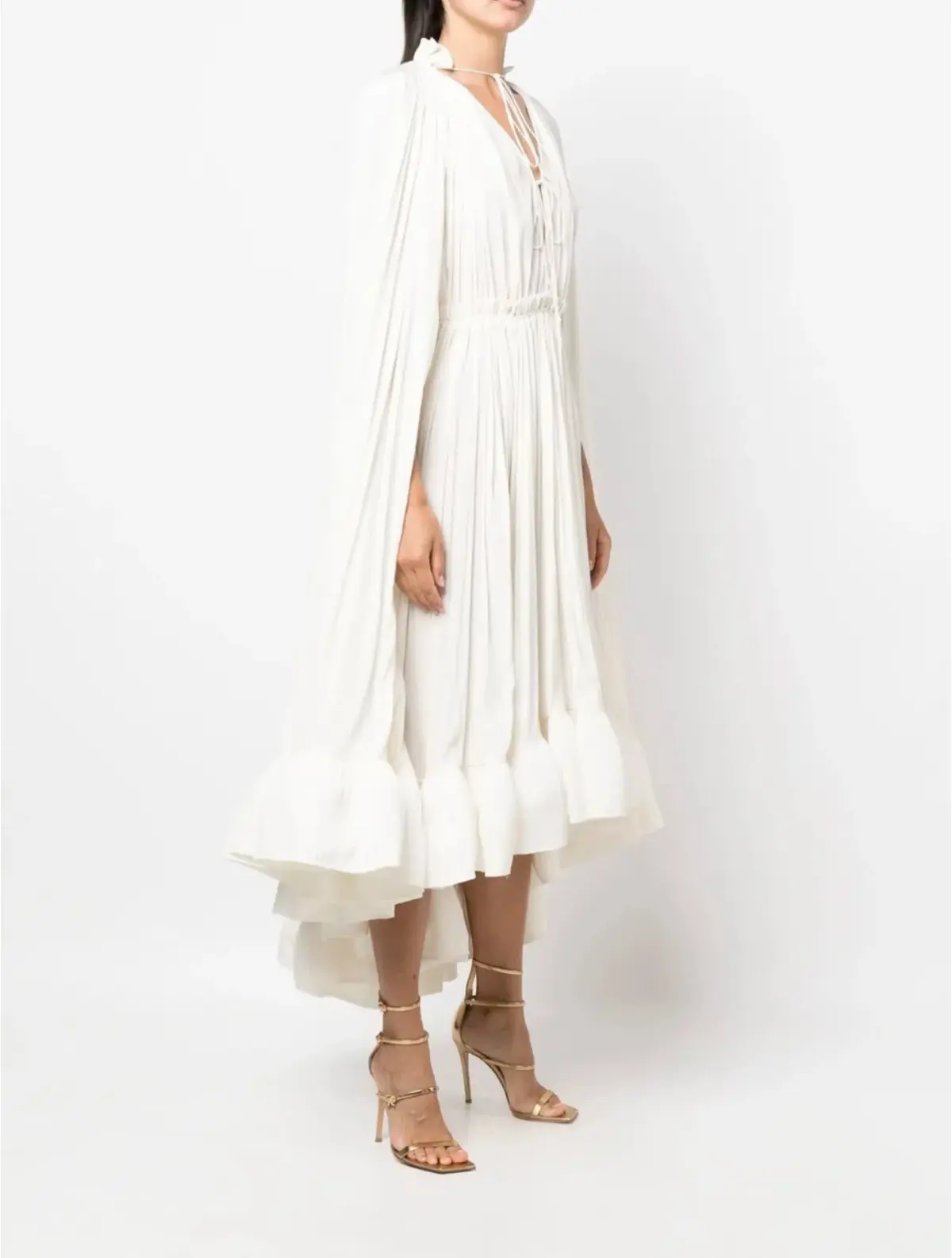 Lanvin CHARMEUSE MIDI DRESS size 46 /AU18 - Image 3