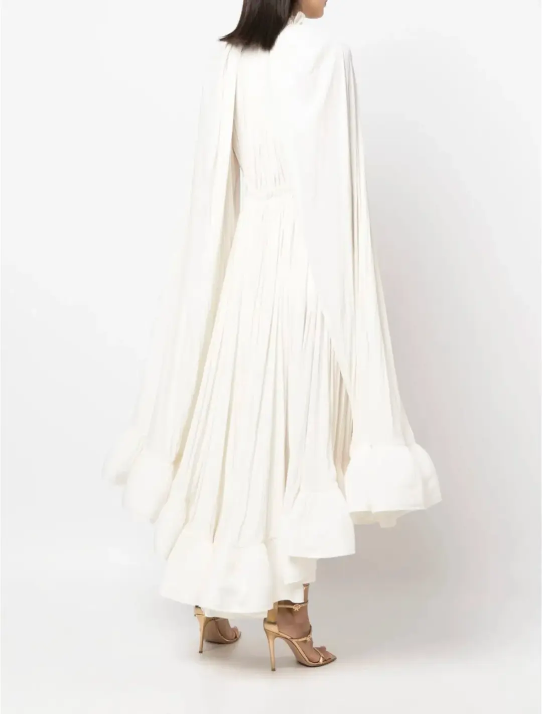 Lanvin CHARMEUSE MIDI DRESS size 46 /AU18 for rent on The Volte - main image