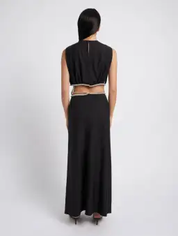 Crystal Interweave Dress Black for rent on The Volte - image 4
