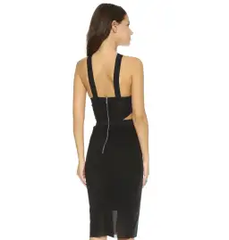 Bec & Bridge Parralle Halter Dress Black Size AU 10 for rent on The Volte - image 4