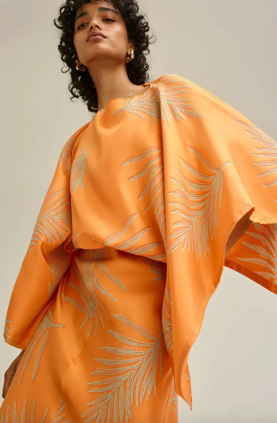 Silk Twill Dress And Top Set for rent on The Volte - main image