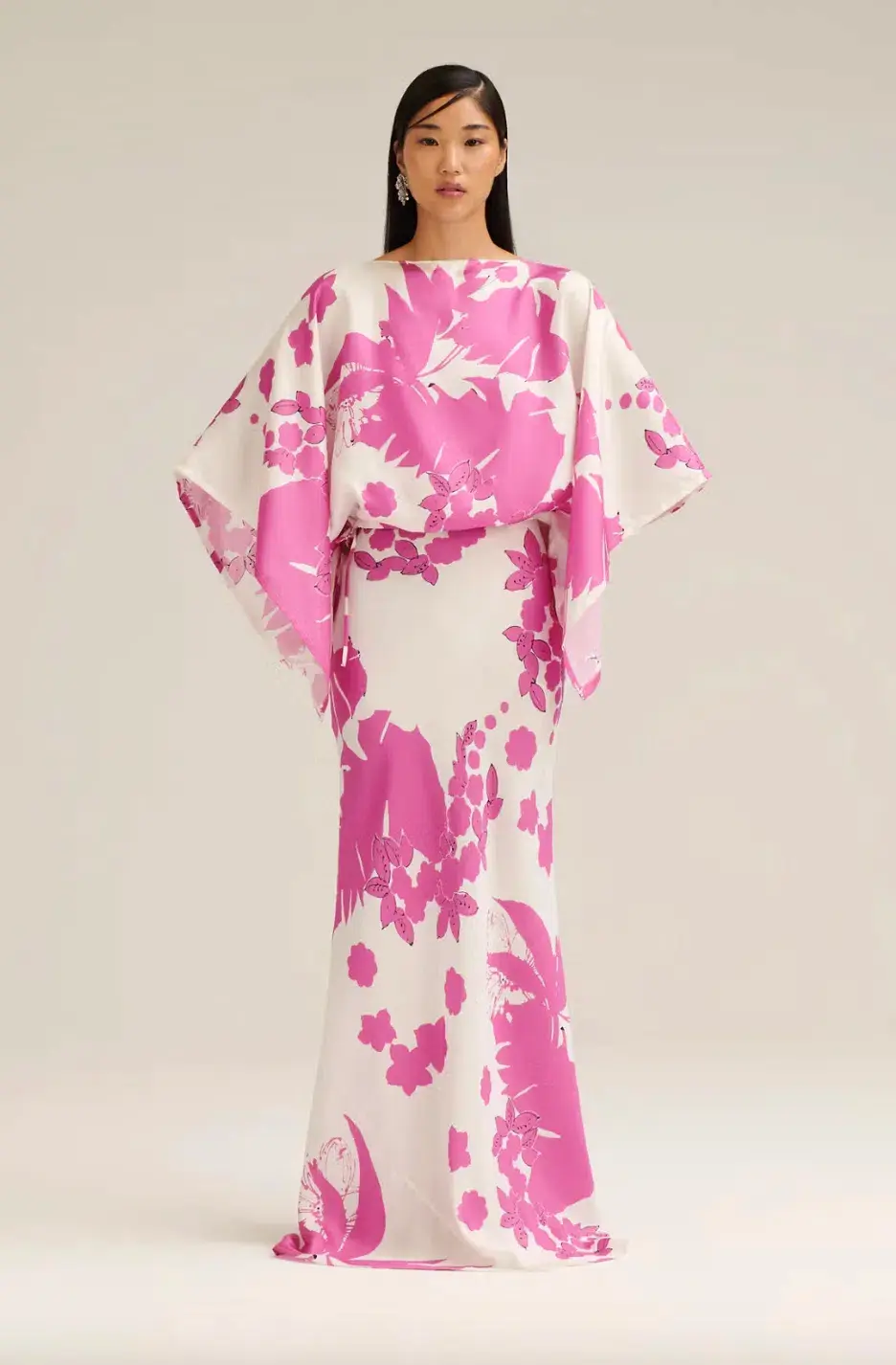 Silk Twill Sefton Dress And Top Set for rent on The Volte - main image