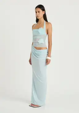 Benni Florence Maxi Dress in Fresh Mint Blue AU 6 for rent on The Volte - image 6