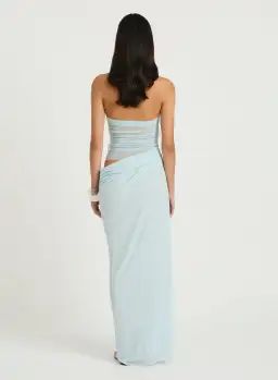Benni Florence Maxi Dress in Fresh Mint Blue AU 6 for rent on The Volte - image 5