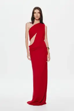 Misha The Solstice Cupro Dress size M / 10 Cherry Red for rent on The Volte - image 5