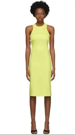 Jersey Tank Dress Neon Green for rent on The Volte - image 1