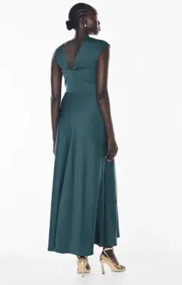 Manning Cartell Your Song Drape Dress Teal Size 10 for rent on The Volte - image 2