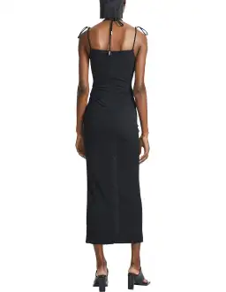 Dion Lee Gathered Butterfly Dress Black for rent on The Volte - image 2