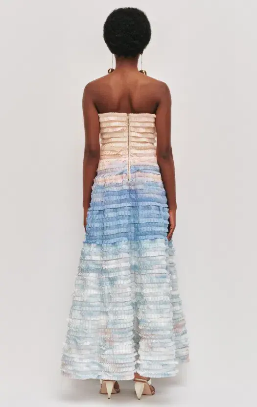 AJE Juliet Midi Dress Horizon Size 14 for rent on The Volte - main image