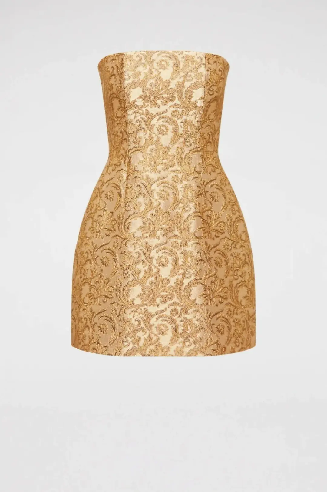 Brocade Dress Gold for rent on The Volte - main image