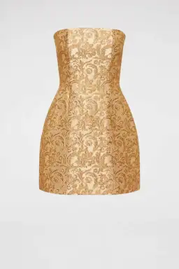 Brocade Dress Gold for rent on The Volte - image 5