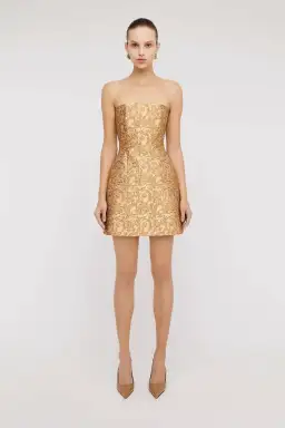 Brocade Dress Gold for rent on The Volte - image 6