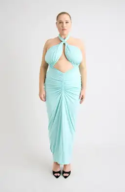 Pfeiffer Victoria maxi dress aqua size 12 L for rent on The Volte - image 4