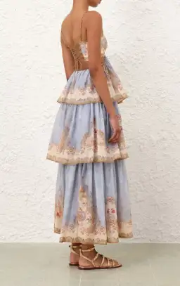 Zimmermann Daylight Tiered Maxi Dress in size 2 (AU8-10) for rent on The Volte - image 3