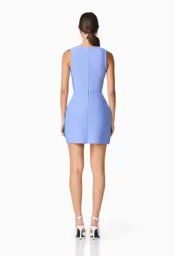 Elliatt Sonya Tulip Mini Dress Blue Size Small for rent on The Volte - image 3
