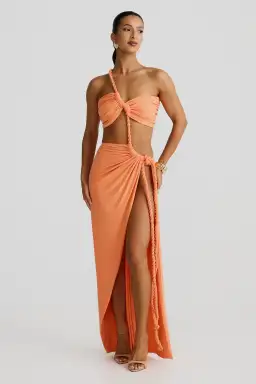 Zamara Papaya Dress for rent on The Volte - image 1