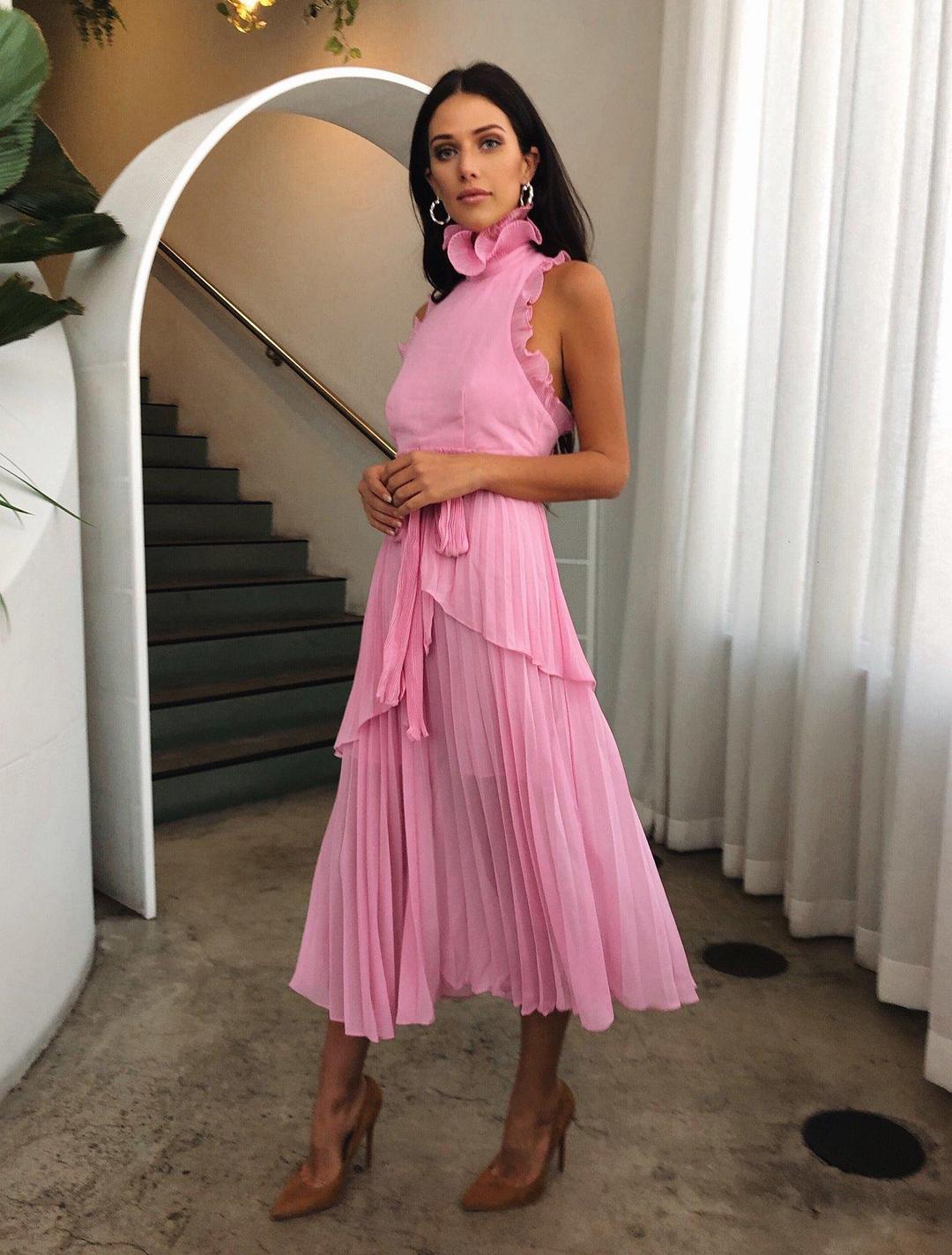 Talulah Jodi dress pink size M for rent on The Volte - main image