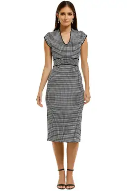 Mara Milano Check Dress for rent on The Volte - image 1