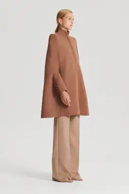 Crepe Knit Cape Spice for rent on The Volte - image 3